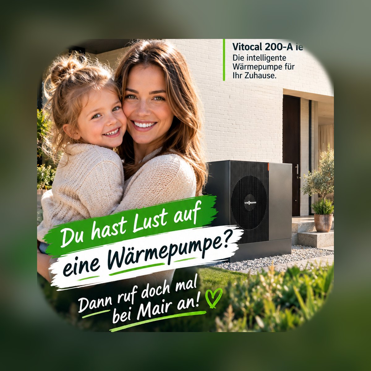 Mair Startseite Kreis Wärmepumpe Familie Viessmann Vitocal 200-A ie Wärmepumpe von Mair Gebäudetechnik aus Aurachtal